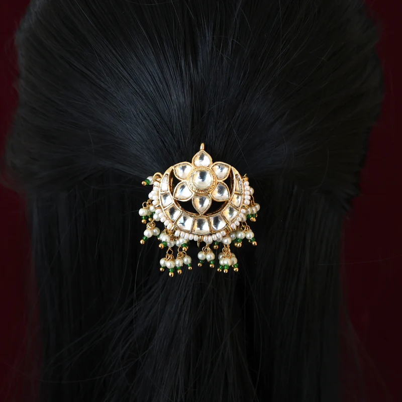 Kundan Hair Choti – Moon Star